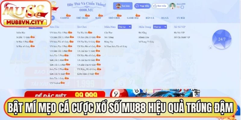 Bật mí mẹo cá cược xổ số MU88 hiệu quả trúng đậm